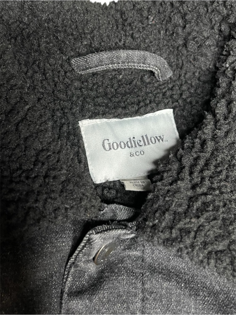 Goodfellow & Co Charcoal Gray Sherpa-Trim Jacket - Picture 4 of 7